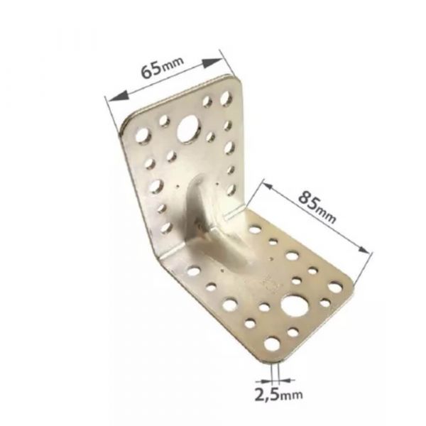 Placa Perfurada Pesada Dobrada 20x100x4mm 867-310 Minubras