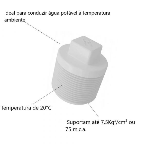 Plug Roscável 1/2