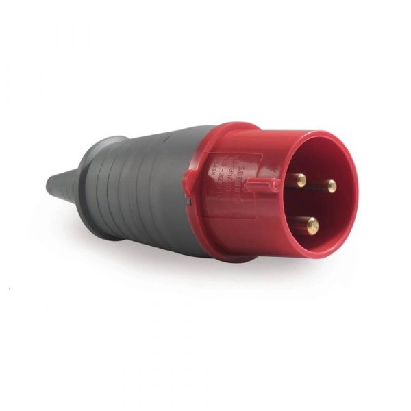 Plugue Industrial Macho Vermelho 16A 3P+T 380V Soprano