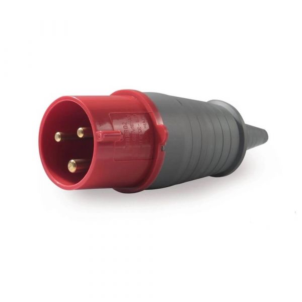 Plugue Industrial Macho Vermelho 16A 3P+T 380V Soprano