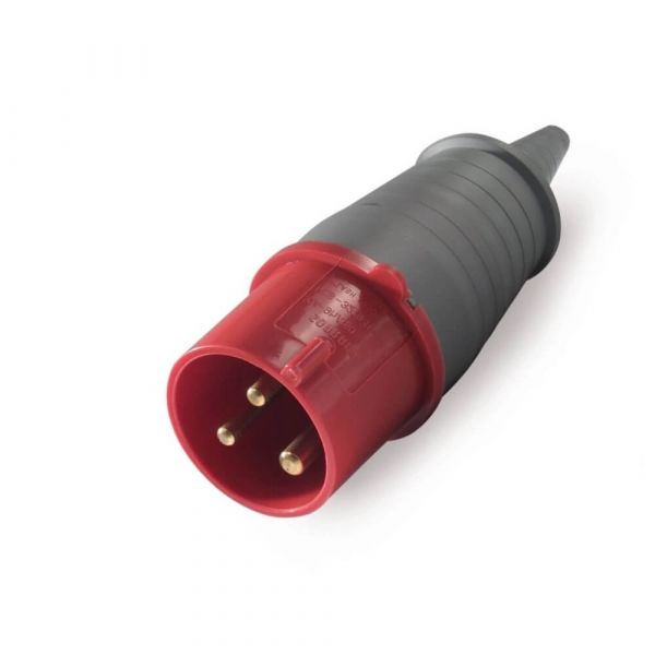 Plugue Industrial Macho Vermelho 16A 3P+T 380V Soprano
