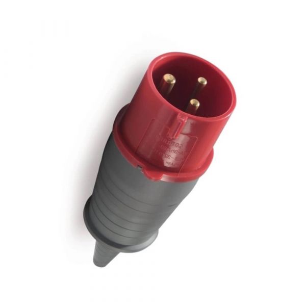 Plugue Industrial Macho Vermelho 16A 3P+T 380V Soprano