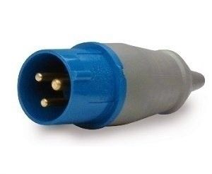Plugue Azul 2P+T 220v 32A Soprano