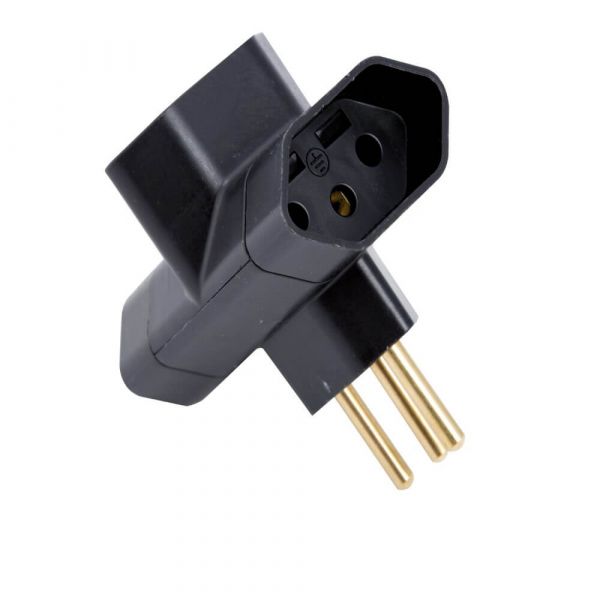Plugue Elétrico Preto T 2P+T 10 A 250 V Tramontina