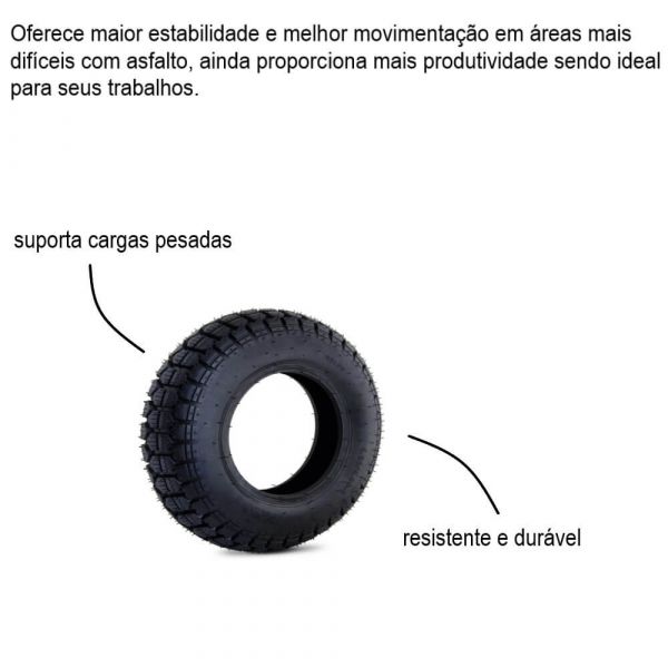 Pneu 4.00-8 4 Lonas Não Motorizado Colson