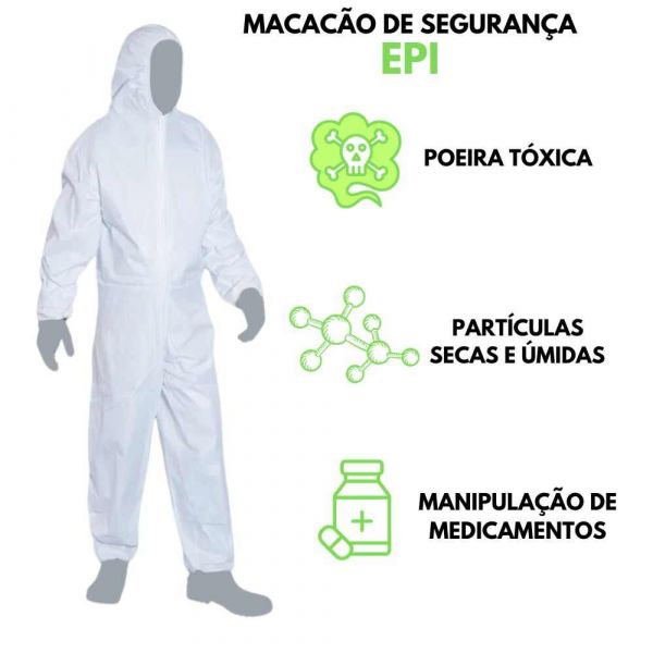 Macacão De Segurança Tamanho G Protspray