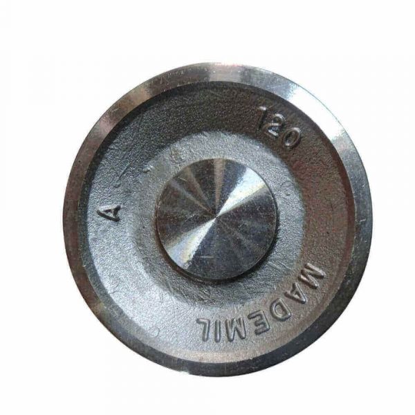 Polia Alumínio 120mm 1 Canal Perfil A Mademil