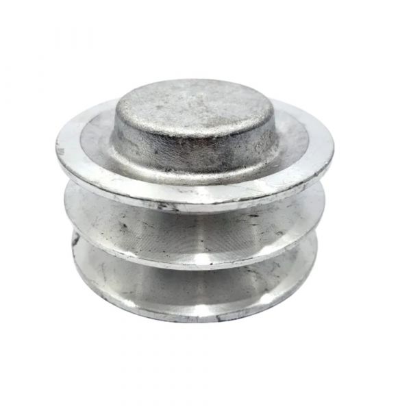 Polia Alumínio 2 Canais B 90mm Mademil