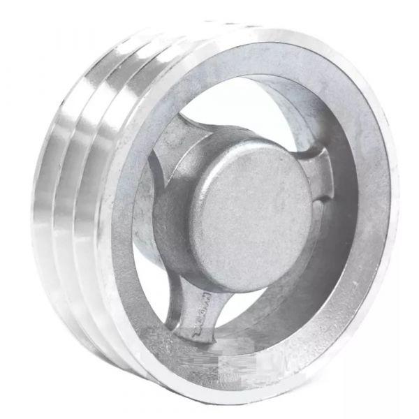 Polia Alumínio 3 Canais B 150mm Mademil