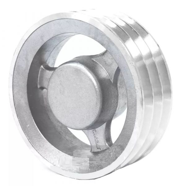 Polia Alumínio 3 Canais B 150mm Mademil