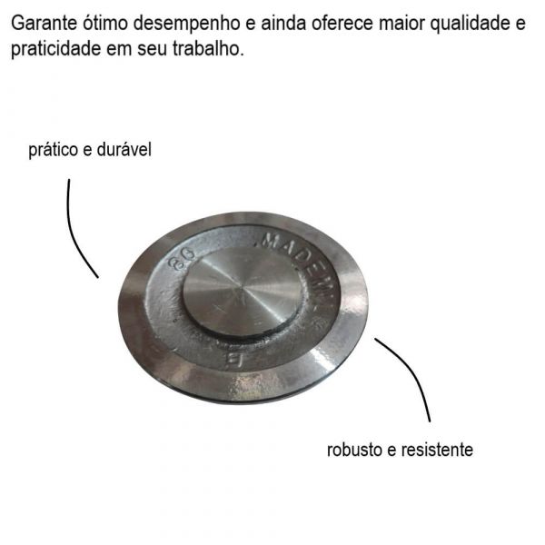 Polia Alumínio “A” 1 Canal 100mm Mademil
