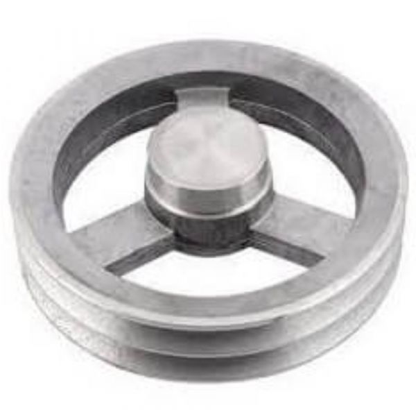 Polia Alumínio Com 2 Canais Perfil A 160mm Mademil