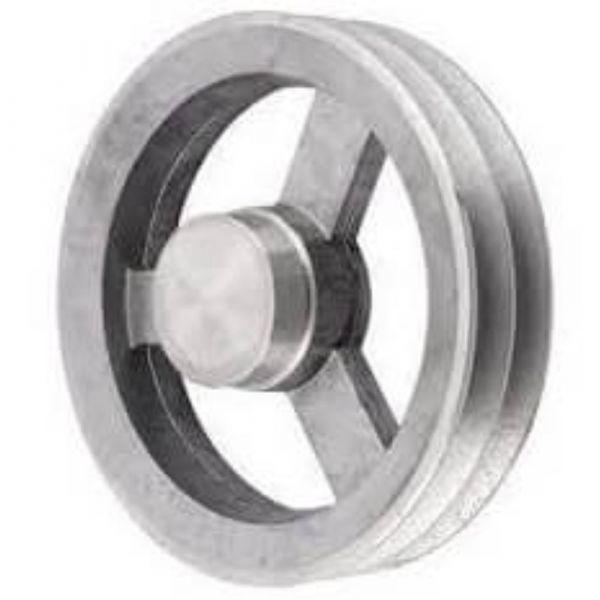 Polia Alumínio Com 2 Canais Perfil A 160mm Mademil