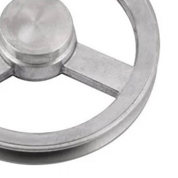 Polia De Alumínio 190mm 1 Canal Perfil B Mademil