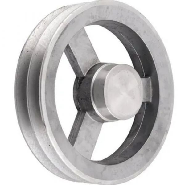 Polia De Alumínio 2 Canais 150mm Mademil