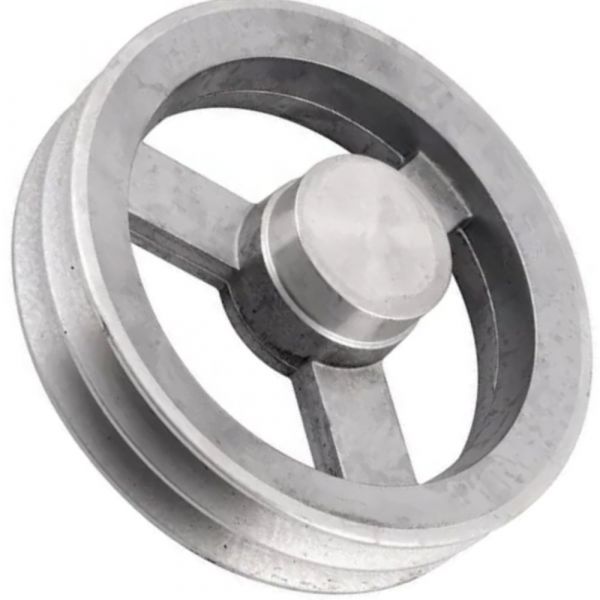 Polia De Alumínio 2 Canais 150mm Mademil