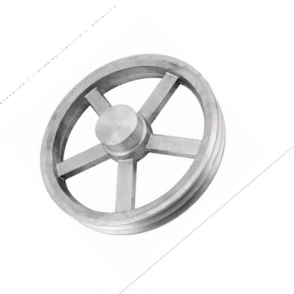 Polia De Alumínio 2 Canal A 400mm Mademil