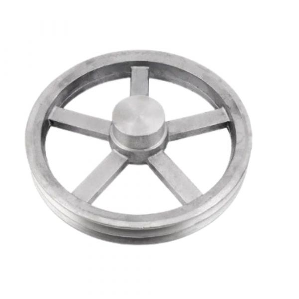 Polia De Alumínio 2 Canal A 400mm Mademil