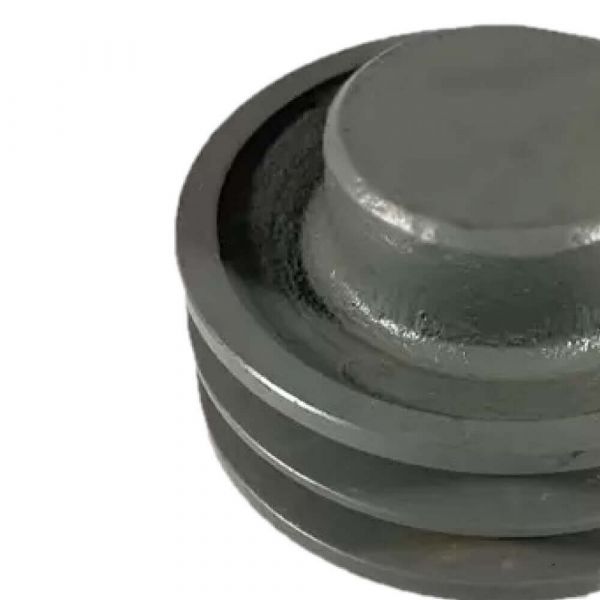 Polia De Ferro Fundido 2 Canais 120mm B Mademil