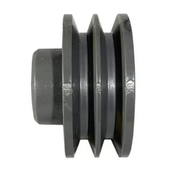 Polia Em Ferro Fundido 90mm 2 Canais Perfil A Mademil