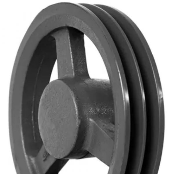 Polia Ferro Fundido 160mm Com Dois Canais Mademil