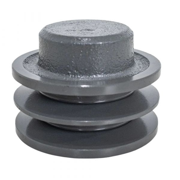 Polia Ferro Fundido 60mm Com Dois Canais Mademil