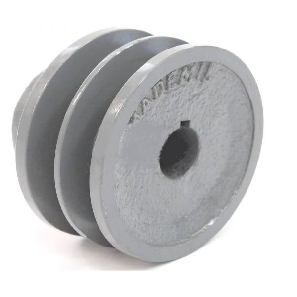 Polia Ferro Fundido 120mm Com Dois Canais Mademil