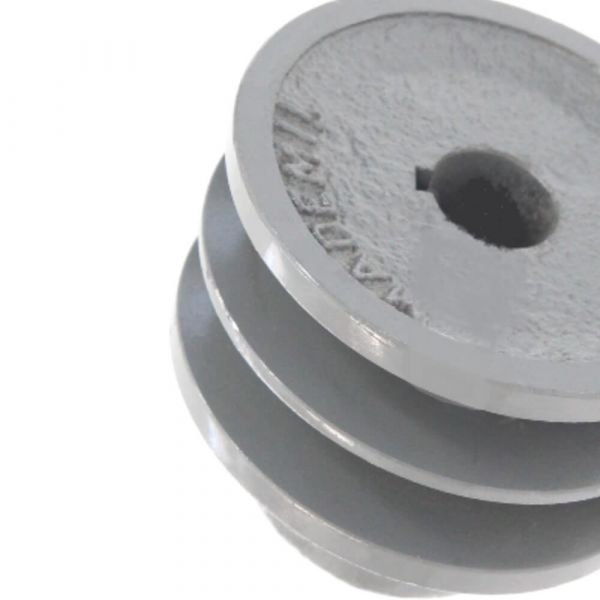 Polia Ferro Fundido 120mm Com Dois Canais Mademil
