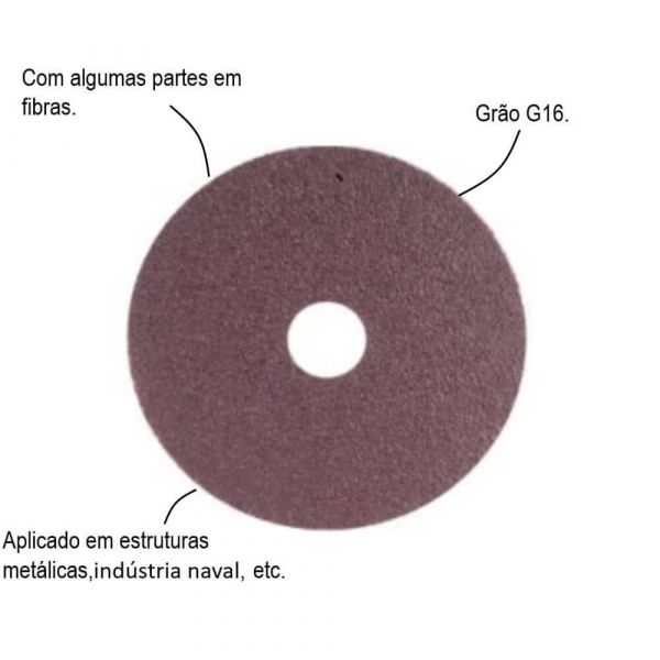 Disco Fibra 7 G16 F212 Metalite Norton