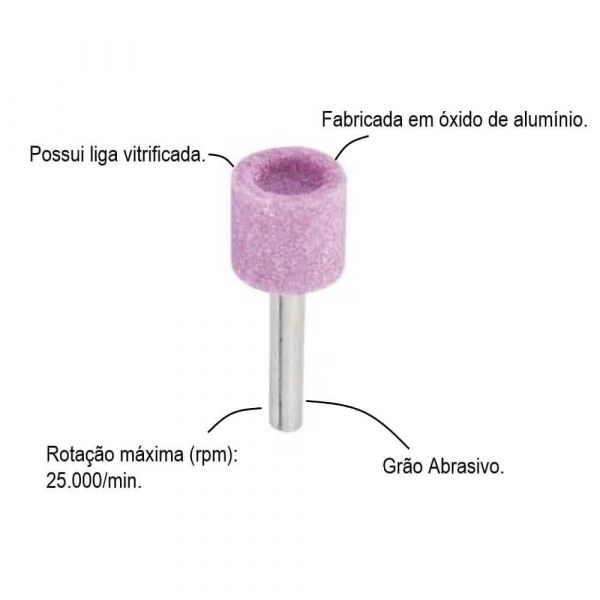 Ponta Montada A-39 haste 1/4