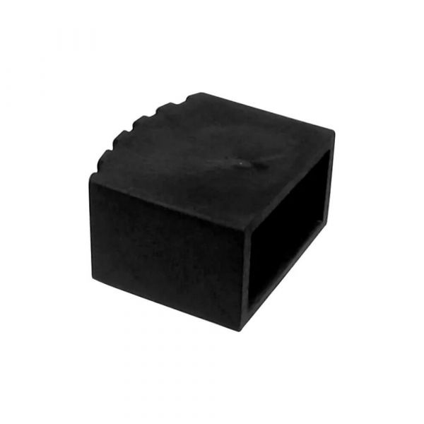 Ponteira 40x20mm Externa Preta Para pé de Escada Emar