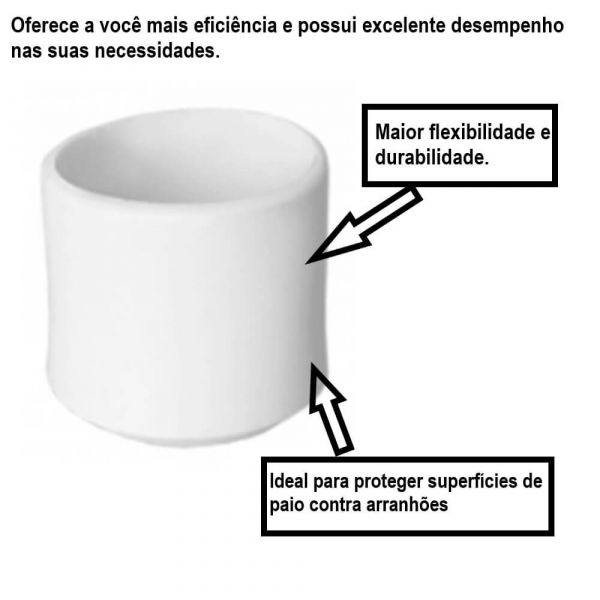 Ponteira Externa Branca 7/8” Completa