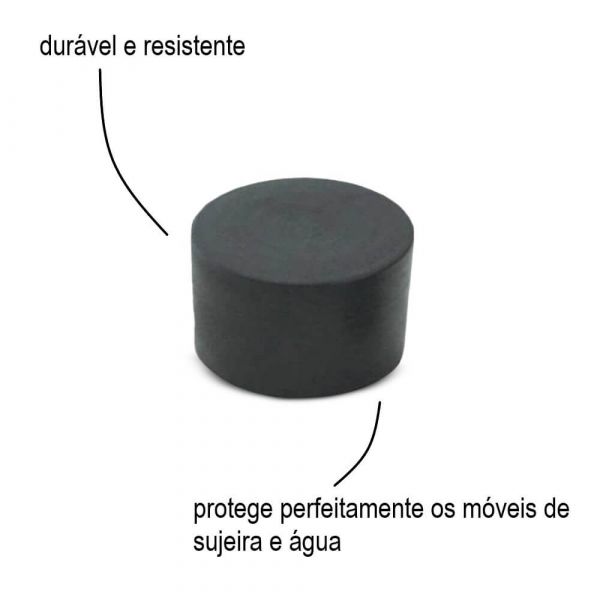 Ponteira Externa Preta 1.1/8” Emar