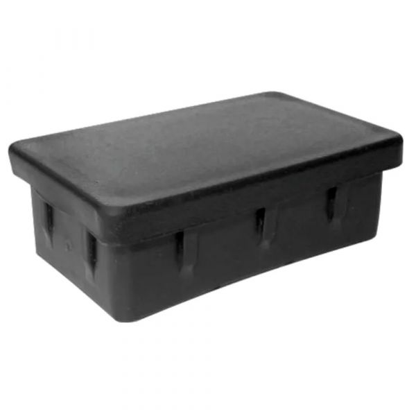 Ponteira Plástica 50x30mm Interna para Movéis Preta Emar