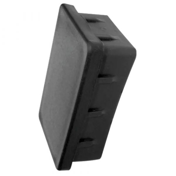 Ponteira Plástica 50x30mm Interna para Movéis Preta Emar