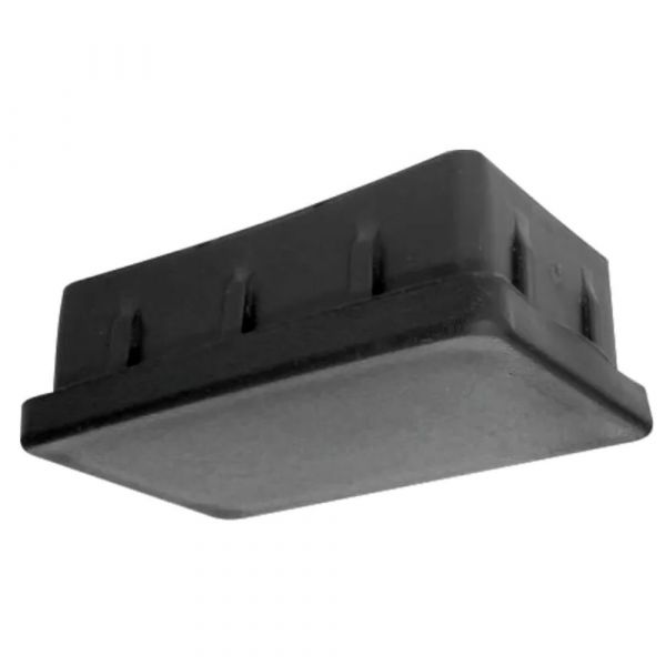 Ponteira Plástica 50x30mm Interna para Movéis Preta Emar