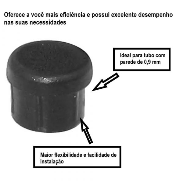 Ponteira Interna Preta 2.1/2” Emar