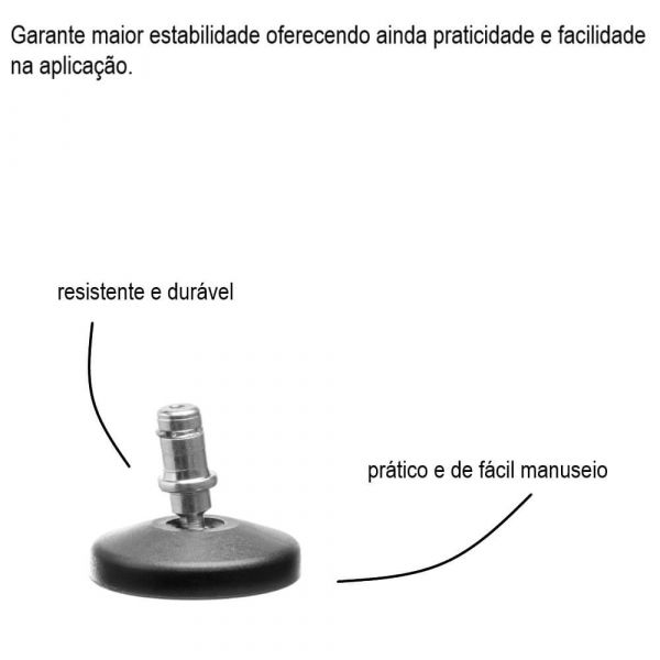 Ponteira Sapata 1550 HGA Articulada Preta Squadroni