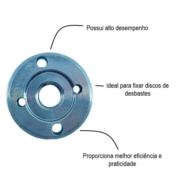Porca Redonda Esmerilhadeira Bosch