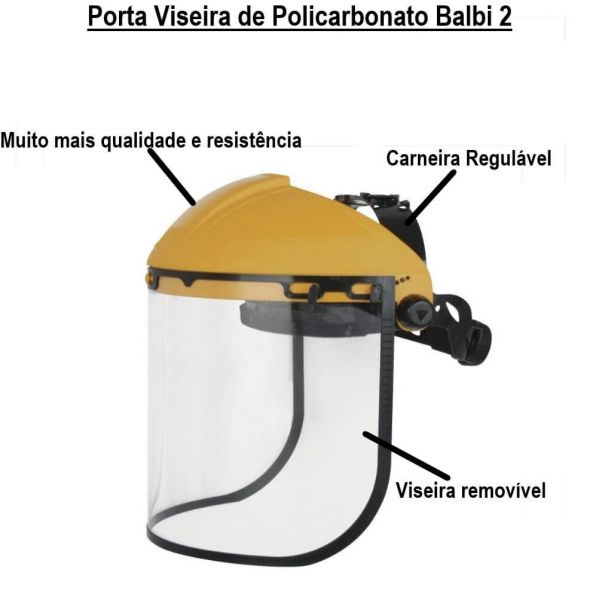 Porta Viseira de Policarbonato Balbi 2 Delta Plus
