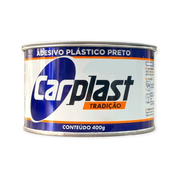 Adesivo Plástico Preto 400g Carplast Maxi Rubler