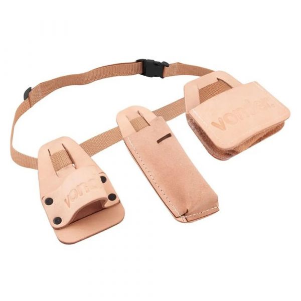 Cinto De Couro Nylon Marrom Para Carpinteiro Vonder