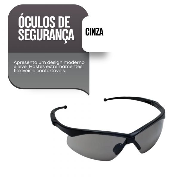 Óculos de Segurança Evolution Carbografite Cinza