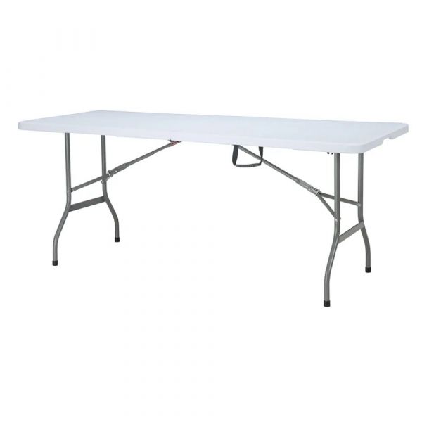 Mesa Dobrável Robust Branca 1,80m Nautika