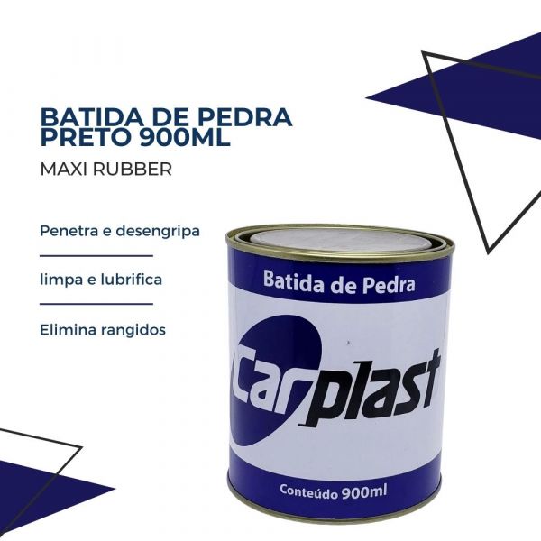 Batida de Pedra Preto 900ml Maxi Rubber 20621000402
