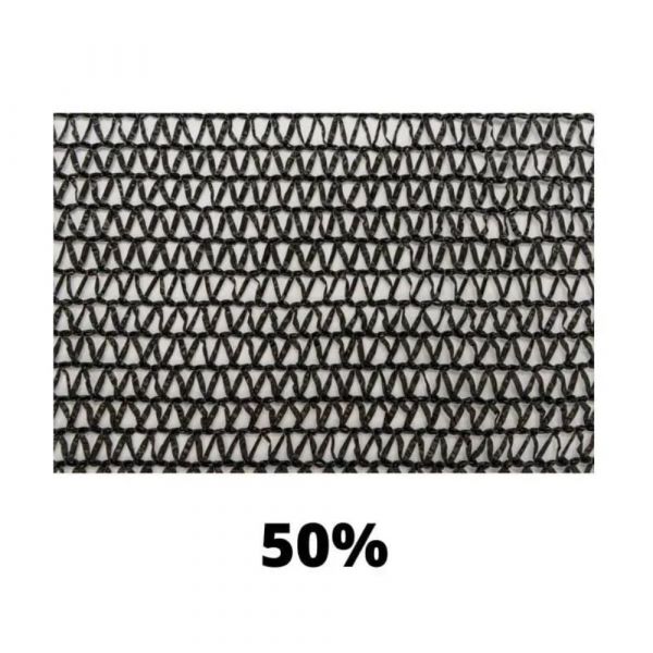 Tela de Sombreamento Sombrite 50% 3,0m Preta Ginegar