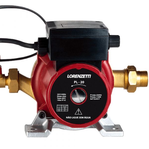 Pressurizador de Água PL-20 350W 20 MCA 220V Lorenzetti