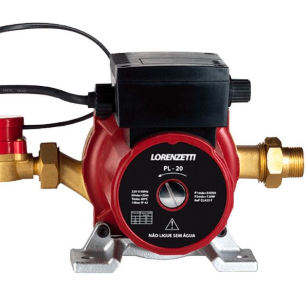 Pressurizador de Água PL-20 350W 20 MCA 220V Lorenzetti