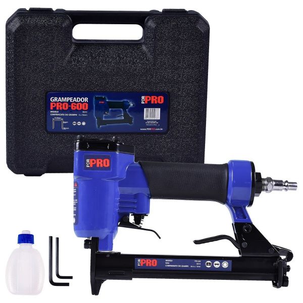 Grampeador Pneumático PDR 6/16mm Grampo PCW/80 Pro-600 Berliner