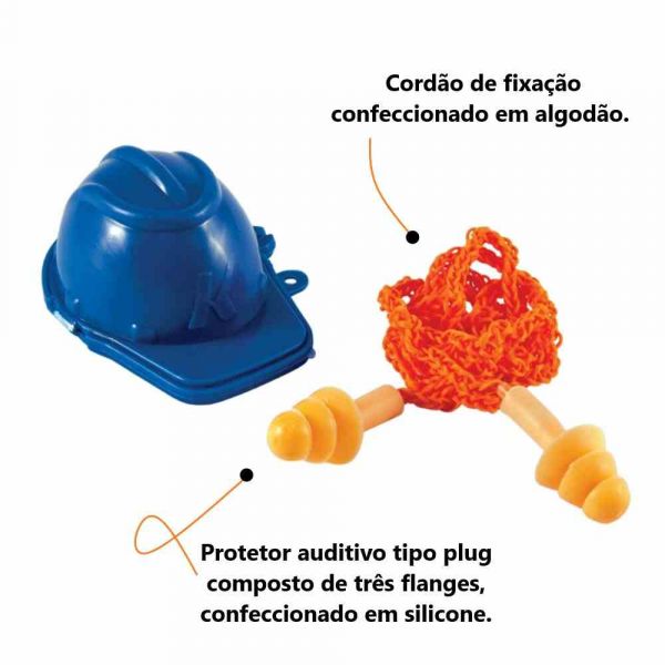 Protetor Auricular de Silicone Kalipso